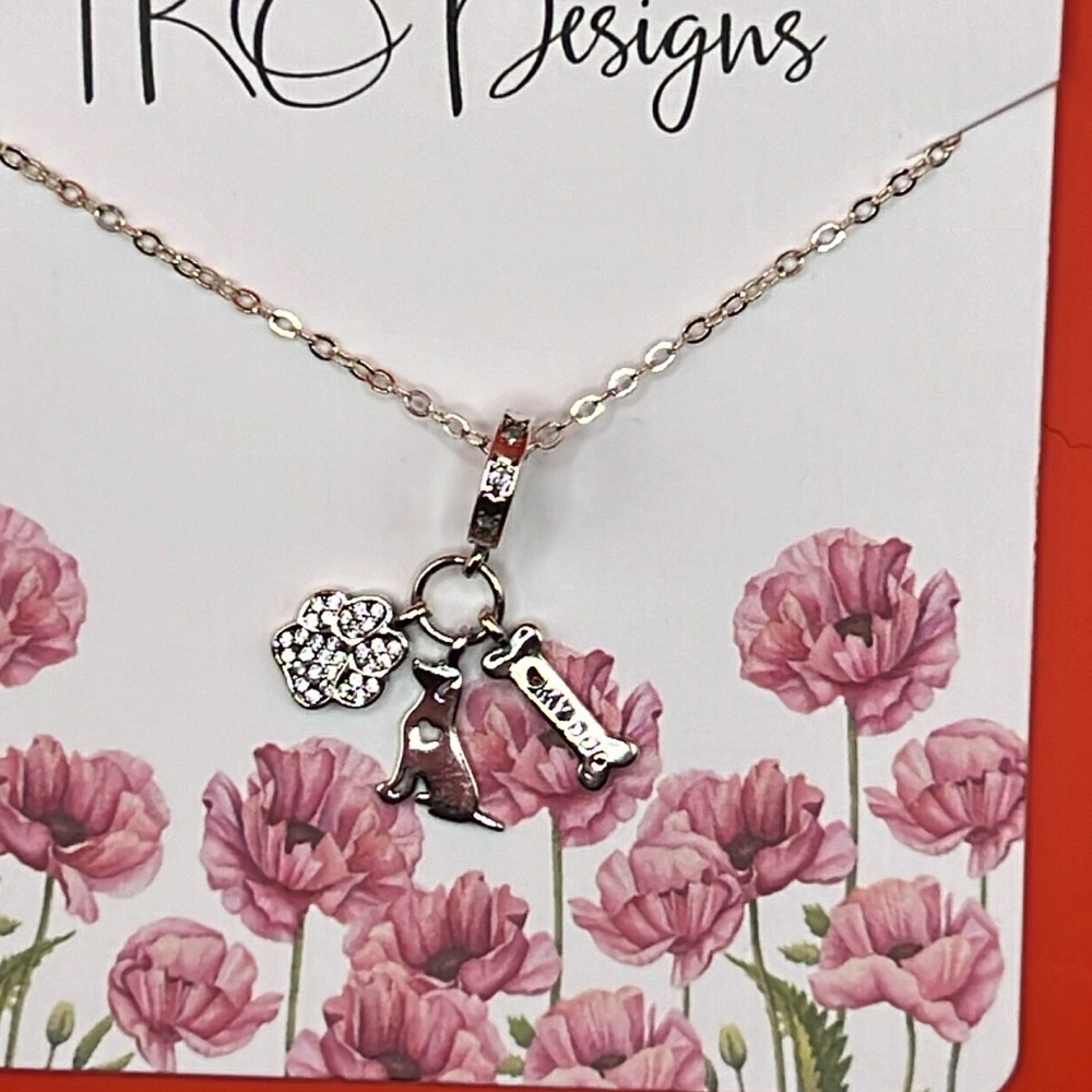 Sterling Silver Dog Lover necklace